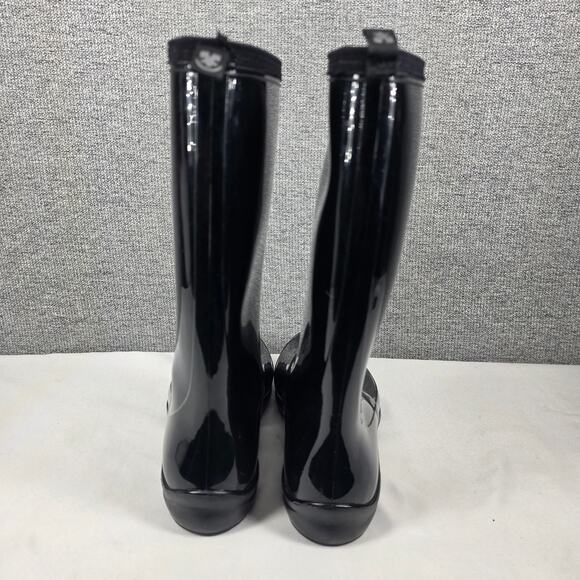 KAMIK WOMEN’S HEIDI RAIN BOOTS – SIZE 10 – BLACK – MID-CALF – WATERPROOF RUBBER - Picture 4 of 11